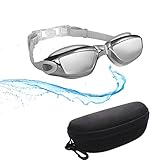iORCA Adult Swim Goggles for Men and Women with Anti-Fog, Anti-Shatter Swimming Lenses - Includes a FREE Premium Protective EVA Zipper Case - Compare to Speedo, Aqua Sphere - Get the Best and Most Comfortable Swim Goggles!