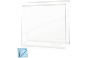 KOZHOM [Upgraded] 2Pcs W11130203 Freezer Shelf Replacement, Freezer Tempered Glass Shelf (Lower) fit for Whirlpool/Ikea Refrigerators, Replaces W10527849, W10773887, AP6262440, Size 11.69" X 9.88"