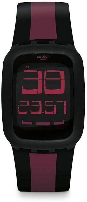 Swatch Reloj Digital para Unisex Adultos de Cuarzo con Correa en Silicona SURB102D