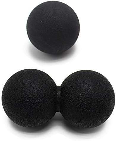 yyuezhi Fascia Ball Self Massage Foam Ball Double Ball Massage Roller for Self Massage Spine Fascia Foot Massage Yoga Pilates Muscle and Fascia Training 2 Pieces