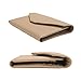 ZOPPEN Multi-purpose Rfid Blocking Travel Passport Wallet for women (Ver.4) Tri-fold Document Organizer Holder, Hazelnut