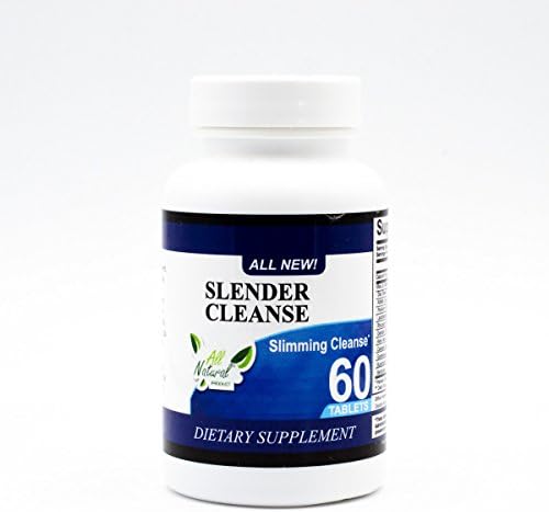 Slender Cleanse- Slimming Formula to Detoxify and Cleanse Colon- 60 Tablets