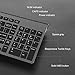 Wireless Keyboard with Mouse,J JOYACCESS 2.4G Thin Coreless Keyboard and Mouse Combo,Ergonomic, Full Size, Compact,Slim for PC, Mac,iMac，Desktop, Computer, Laptop, Windows,Smart TV-Black and Grey