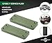 Military-Grade Gun Magnet 2-Pack | 40lbs Rated | HQ Rubber Coated Magnetic Gun Mount for Handgun, Shotgun, Pistol. Easy Conceal in Car, Truck, Vehicle, Desks, Safes, Walls. Non Scratch Surface.