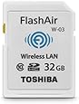 Toshiba 32GB FlashAir III Wireless SD Memory Card, White,(PFW032U-1CCW)