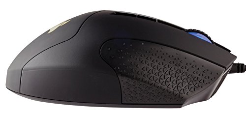 Corsair Gaming SCIMITAR Pro RGB Gaming Mouse, Backlit RGB LED, 16000 DPI, Black Side Panel, Optical