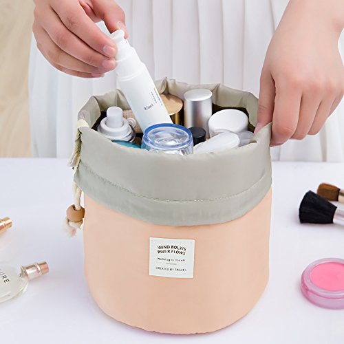 2 Pack Travel Makeup Bags Waterproof Cosmetic Bags Multifunctional Bucket Toiletry Bag Make up Organizer Barrel Cases Kit Storage pocket Soft Collapsible Portable Cosmetic Cases 5 2 Pack Travel Makeup Bags Waterproof Cosmetic Bags Multifunctional Bucket Toiletry Bag Make up Organizer Barrel Cases Kit Storage pocket Soft Collapsible Portable Cosmetic Cases