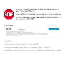 ASUS ZenScreen 15.6” Portable USB Monitor