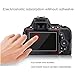 PCTC Q Typ 116 Tempered Glass Screen Protector Skin Film and Eyepiece Eyecup Protection Film Bubble Free Foils (2 Pack)(Not Fit to Q2)