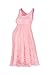 Beachcoco Women's Maternity Knee Length Sleeveless Lace Dress (L, Blush Pink)