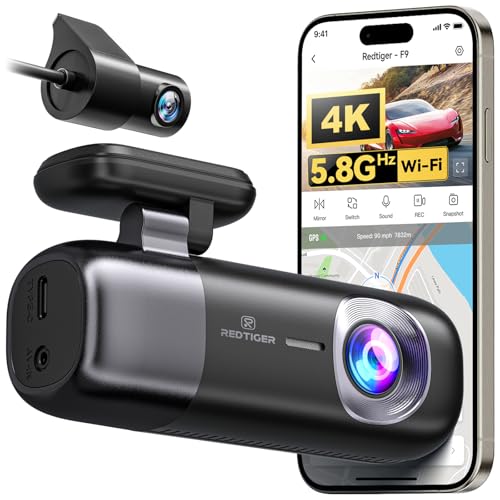 REDTIGER F9 4K Dash Cam GPS WiFi