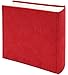 Golden State Art, Memo Photo Album Hold 4x6 Pictures - Design Book DIY Gift, Use for Family, Wedding, Memories, Collection (Red, 200 Pockets, 2 Photos Per Page, Suede)