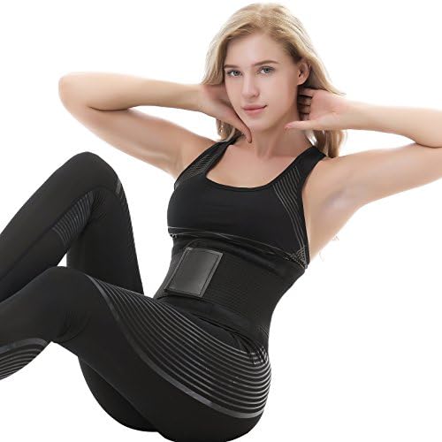 Fitness Waist Cincher Trimmer Trainer Belt for Losing Weight Women Body Shaper Workout Corset Lumbar Support(L)