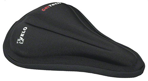 Velo Gel-Tech Saddle Cover Black Fixie Road Mountain Bike