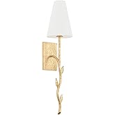Troy Lighting B1925-VGL Elwyn - 1 Light Wall Sconce 25 inches Tall and 6 inches Wide - Vintage Gold Leaf Finish