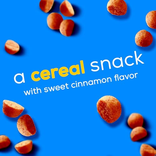 KELLOGG’S FROSTED FLAKES MINI SNAX CRISPY CEREAL SNACKS, KIDS SNACKS, LUNCH SNACKS, CINNAMON FRENCH TOAST, 9.5OZ BOX (10 POUCHES)