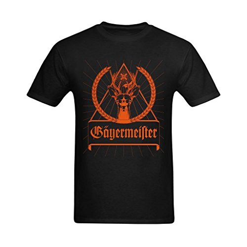 Definite Myself Men's Jagermeister Special Logo Art Design T-Shirt - Fashion T Shirts US Size XL