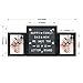 Emeyart Felt Letter Board 10x10 Changeable LetterBoards with White Letters, Additional Symbols and Emojis, Message Board Include Black Picture Frames, Felt Boards Wall Mount or Tabletop Stand Display