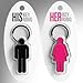 His and Hers Keychain Set