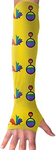 HAIRUIYD Arm Sleeves LGBT Gay Lesbian "Pride" Women's Anti-uv Sun Protection Forearm Block Fingerless Long Arm Warmer