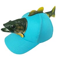Crazy Gotend Boys Kids 3D Fish Hats Rubber Cartoon Baseball Caps