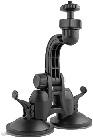 Suction Cup Mount for Gopro Hero 6 5 4 3+ black,6.5cm Diameter Double Suction Camera Holder