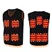 FERNIDA Unisex Electric Heated Vest Lightweight Size Adjustable Insulated Thermal Heating Vest Jacket(Battery Included)