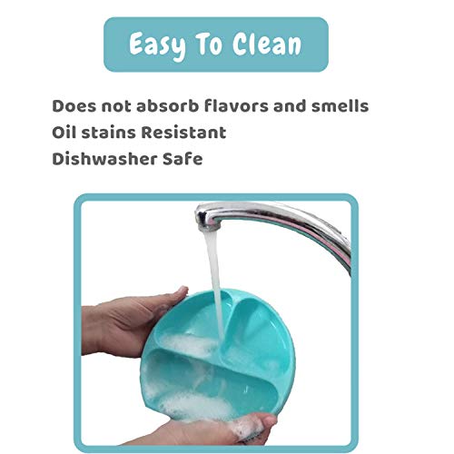image for Silikong Suction Plate for Toddlers | BPA Free | Microwave, Dishwasher