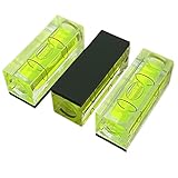 3Pcs Small Square Magnetic Spirit Levels Set