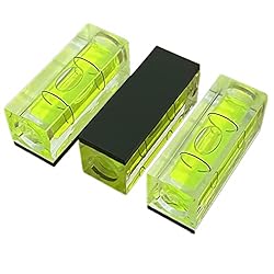 3Pcs Small Square Magnetic Spirit Levels Set