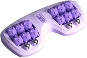 Portable Dual Foot Massage Roller, Lightweight Foot Massager for Pain Relief and Relaxation, 3-In-1 Acupressure Massager for 