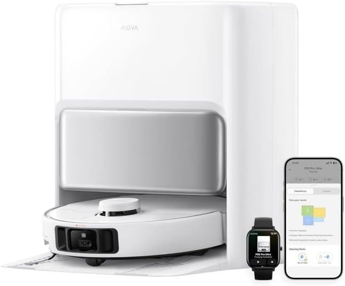 P50 Pro Ultra Robot Aspirapolvere, Bianco