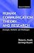 Human Communication Theory and Research: Concepts, Contexts, and Challenges (Routledge Communication Series)