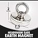 Fishing Magnet (350 lb), Powerful Neodymium Fishing Magnets, Enjoy Magnet Fishing with Durable Salvage Magnet, Earth Magnets, Fishing Magnets with Eyebolt, Super Magnetic