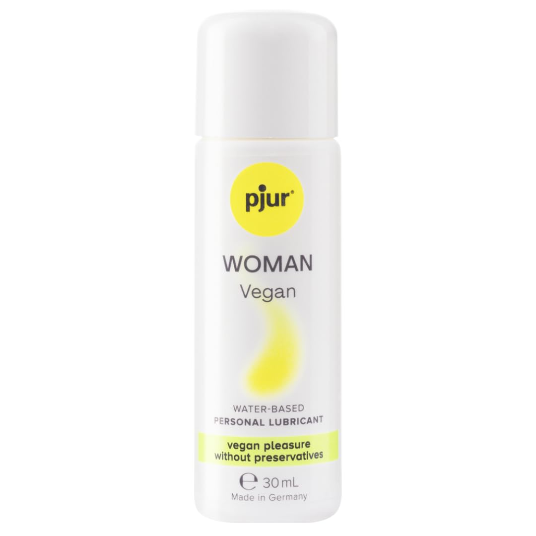 pjur Woman Vegan - Water-Based Personal Lubricant - 100% Vegan Ingredients & no Animal Testing - Developed for Women (30ml)