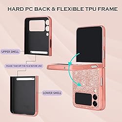 YINLAI Samsung Galaxy Z Flip 3 5G Case,Galaxy Z