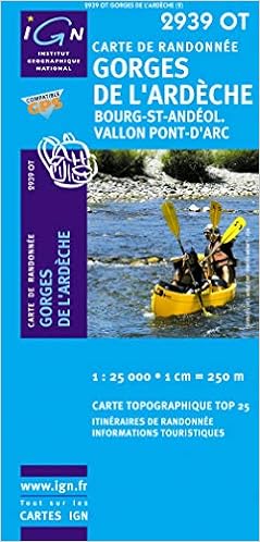 Amazon Fr 2939ot Gorges De L Ardeche Ign Livres