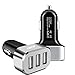 3-Port Car Charger ,THZY 6.6Amps 33W 3-Port Car Charger for Apple and Android Devices
