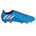 adidas Performance Kids' Messi 16.3 Firm Ground Soccer Cleats, Shock Blue/Matte Silver/Black, 5 M US Big Kid