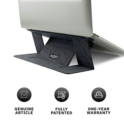 MOFT Laptop Stand, Invisible Lightweight Laptop Computer Stand, Compatible with MacBook, Air, Pro, Tablets and Laptops up to 15.6", Patented Interlaced