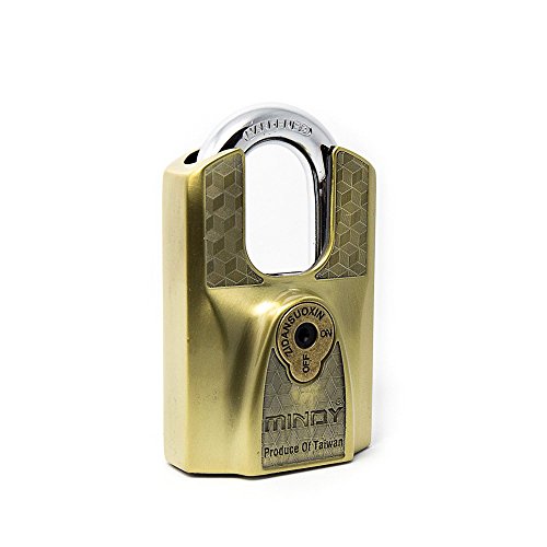 Mindy Lock with Keys Zinc Alloy Keyed Different Padlock,1Pack, AF1260