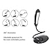 Superproducts LED Desk Lamp, Modern Stylish Dolphin Designed Portable Book Reading Light, LED Eye Table Lamp with Three Gear Touch Control Studying,Working,Camping,USB Charging Port - Black