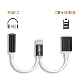 iPhone 7 / 7 Plus Adapter, iPhone 7 Accessories 2 in 1 Lightning Adapter Cable Charge and Headphone Splitter
