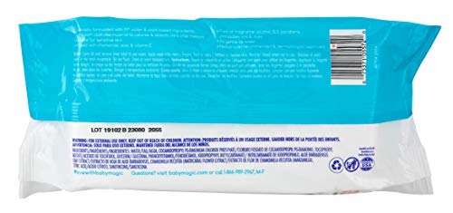 Baby Magic 3-in-1 Baby Wipes, Fragrance Free, 72 Count