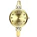 Top Plaza Elegant Fashion Women's Grils' Retro Bracelet Bangle Wrist Quartz Watch, Gold Tone