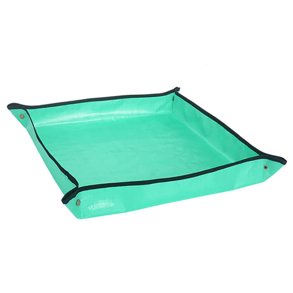 Alnicov Gardening Plant Repotting Pad,Waterproof Gardening Transplanting Mat Foldable Indoor Garden Mat for Home Garden Plant Care,68cm x 68cm