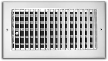 Truaire 210VM 14X04 Bar Type Supply Diffuser 14-Inch x 4-Inch Sidewall or Ceiling Air Supply Grille, White