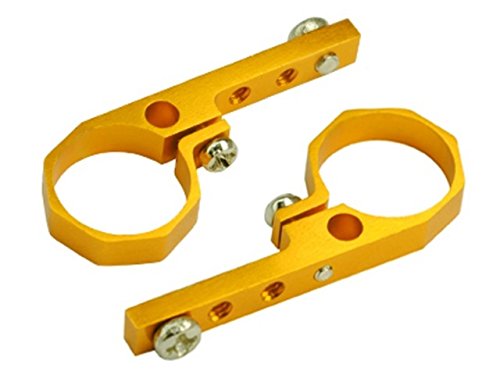 Microheli Aluminum Tail Servo Mount (GOLD) - BLADE 300X