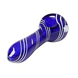 4.4 Inch-Pipe Newest Glassworks Handmade Style Glass (Blue)