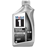 Mobil 1 European Car Formula Full Synthetic 5w-40 (6 Quarts)